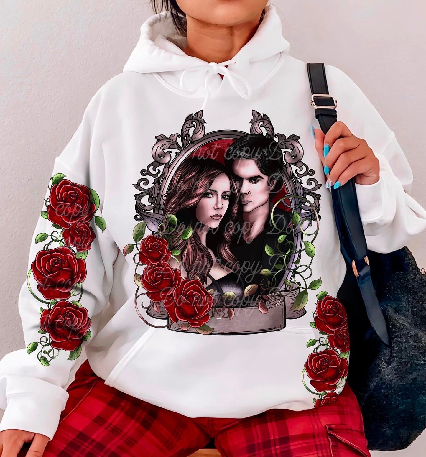 ROSE VAMP - FRONT & SLEEVE DESIGN HOODIE
