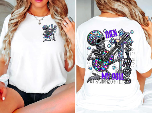 SINGS MY SOUL- POCKET PRINT DOUBLE SIDED TEE