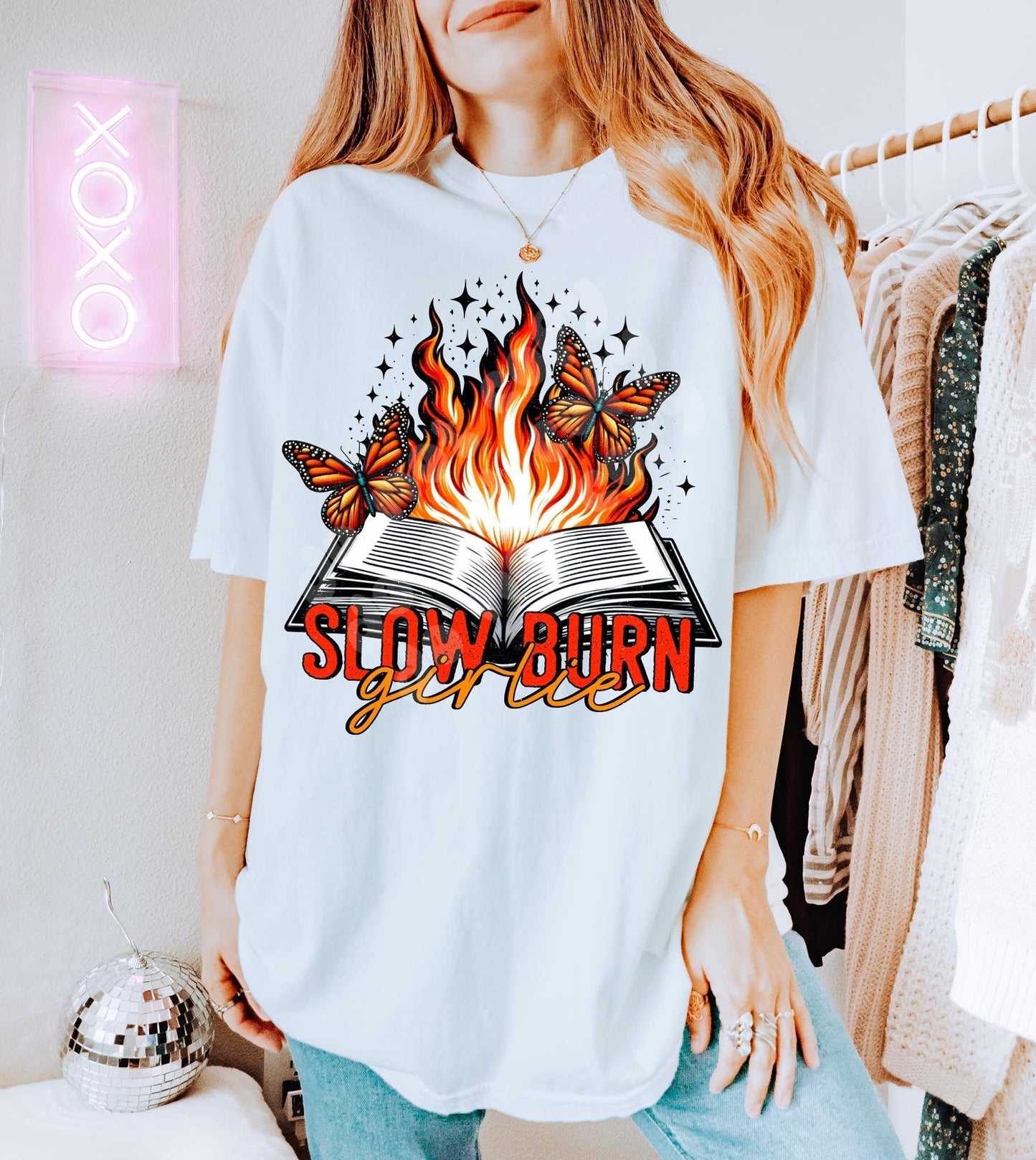 SLOW BURN GIRLIE TEE