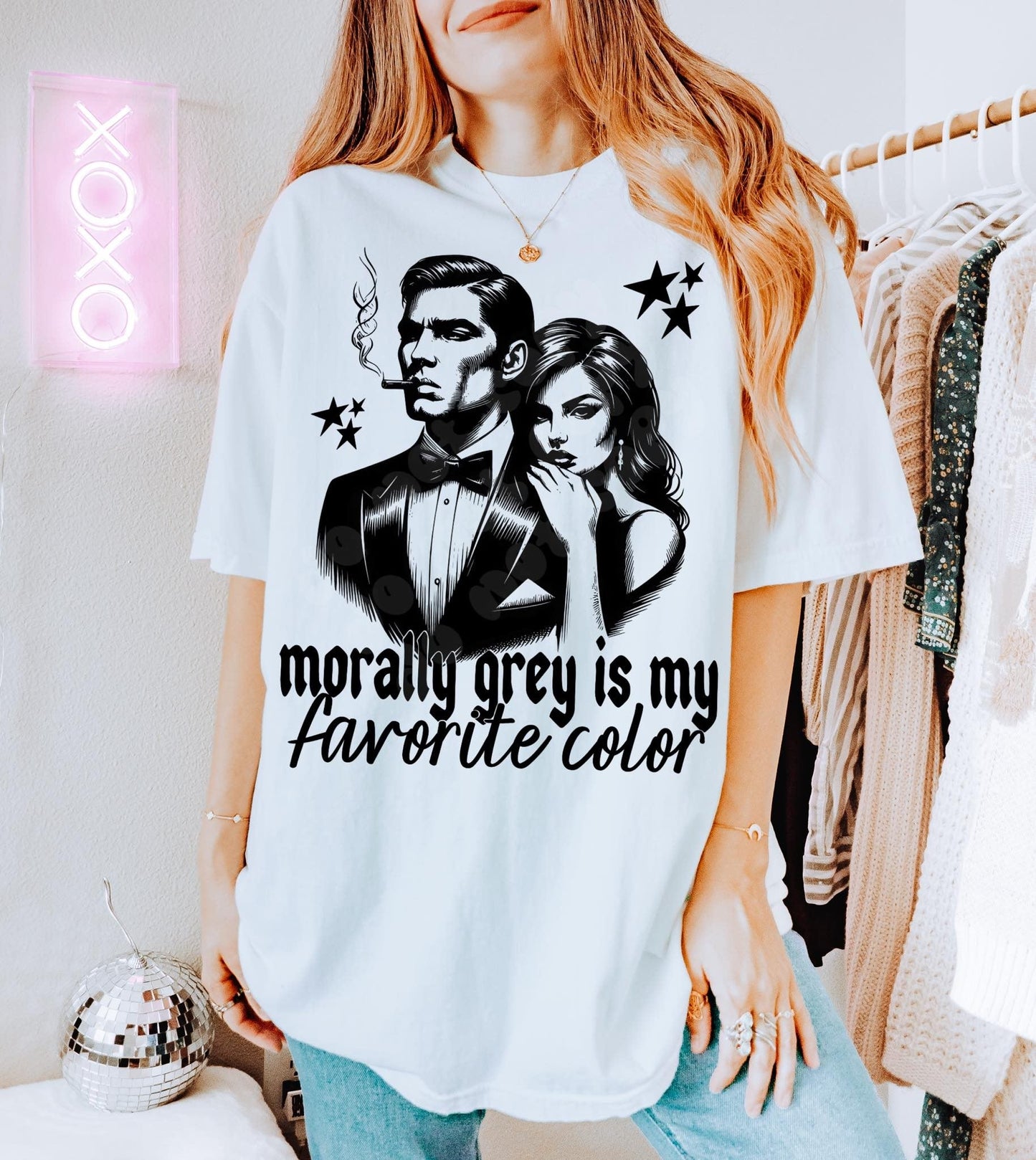 MORALLY GREY IS MY FAV COLOR TEE