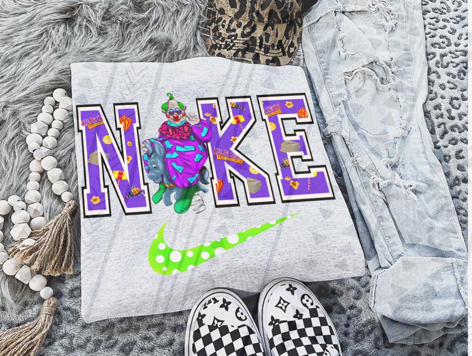CLOWN SWOOSH COLLECTIONS TEES (MULTIPLE OPTIONS - PUT THE OPTION IN ORDER NOTES)