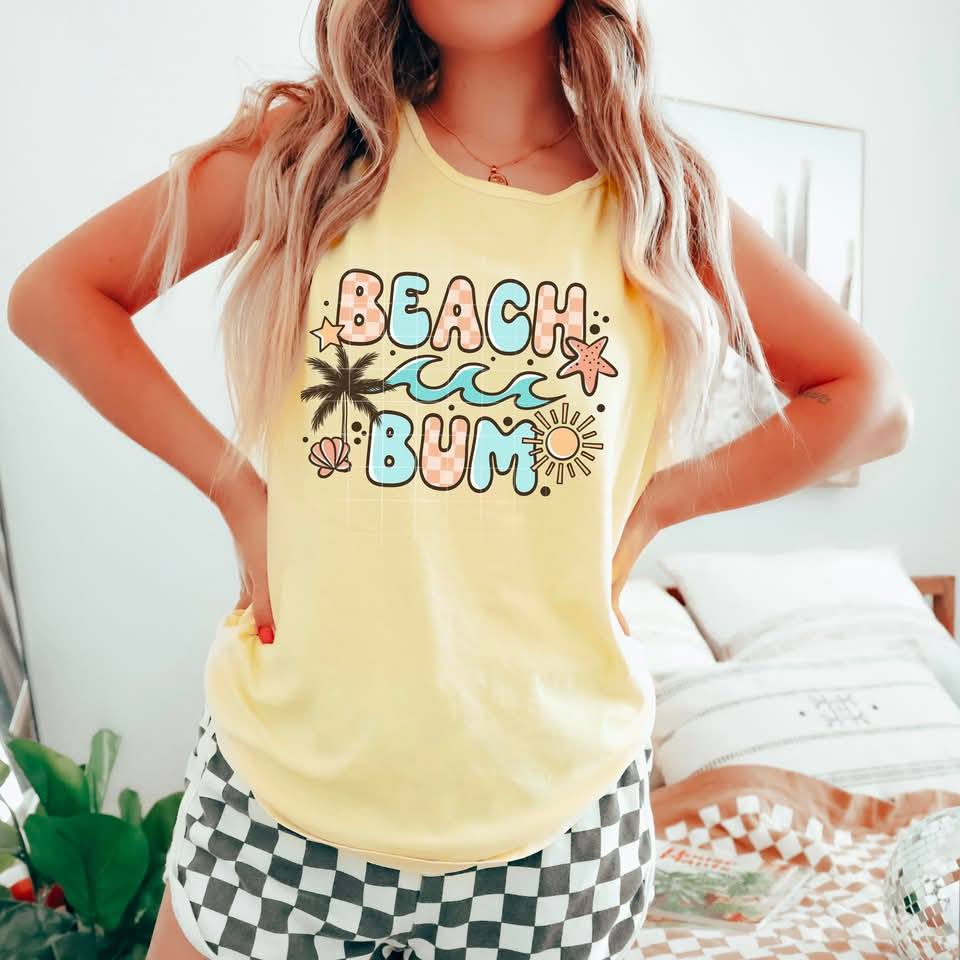 BEACH BUM PASTEL TANK