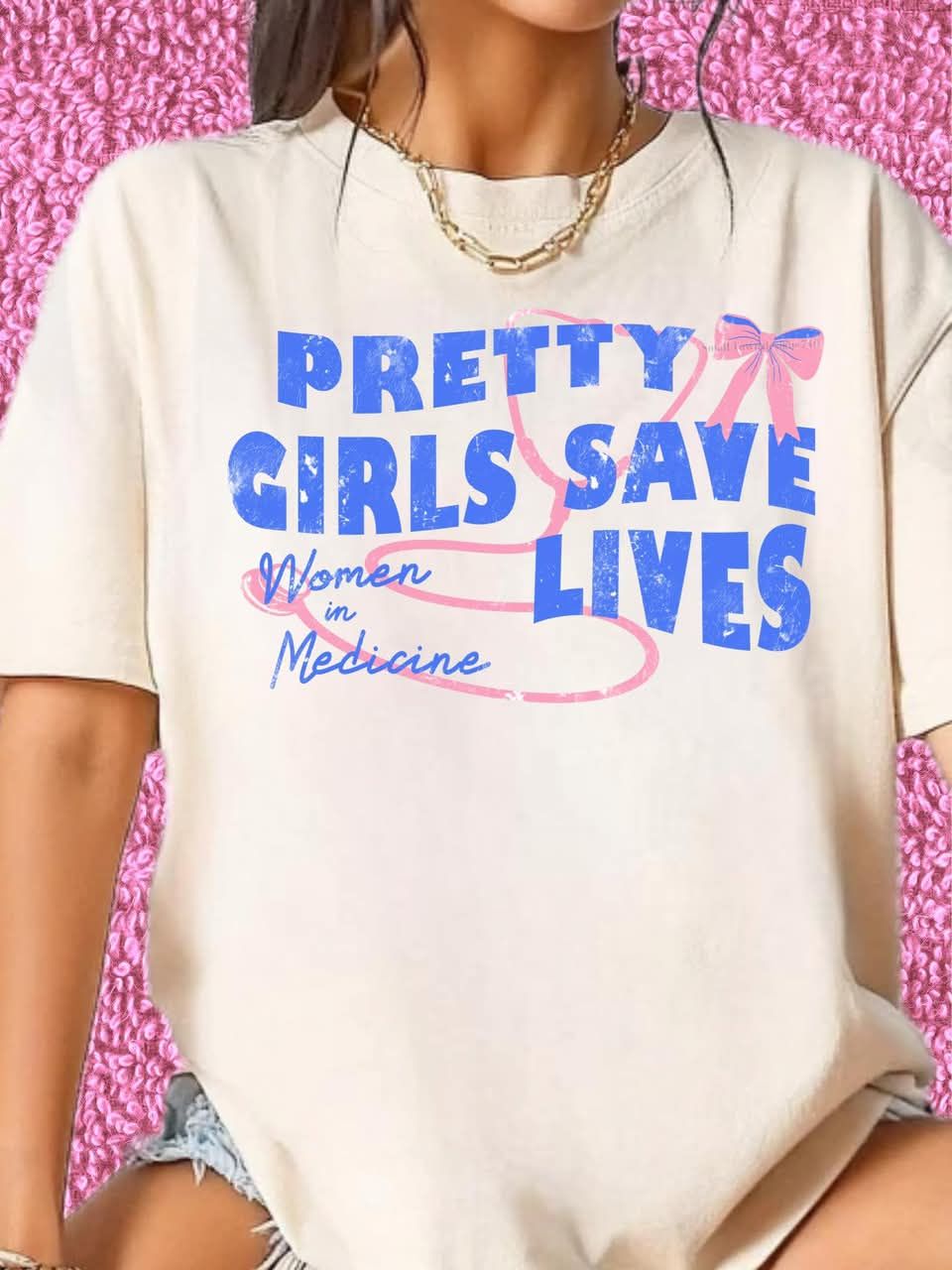 PRETTY GIRLS SAVE LIVES TEE