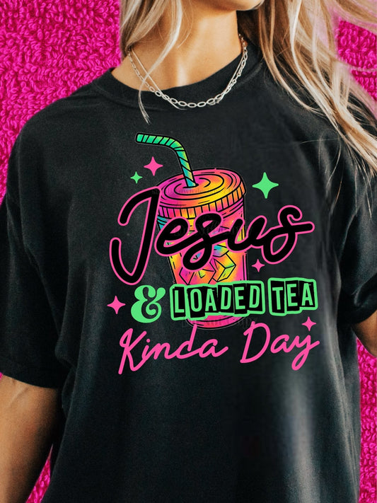 JESUS LOADED TEA TEE