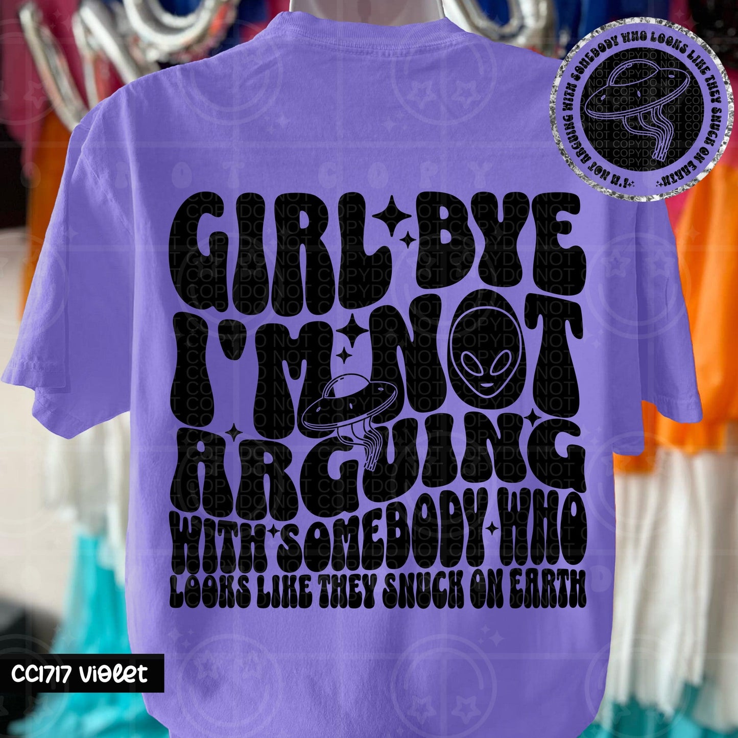 GIRL BYE DOUBLE SIDED TEE