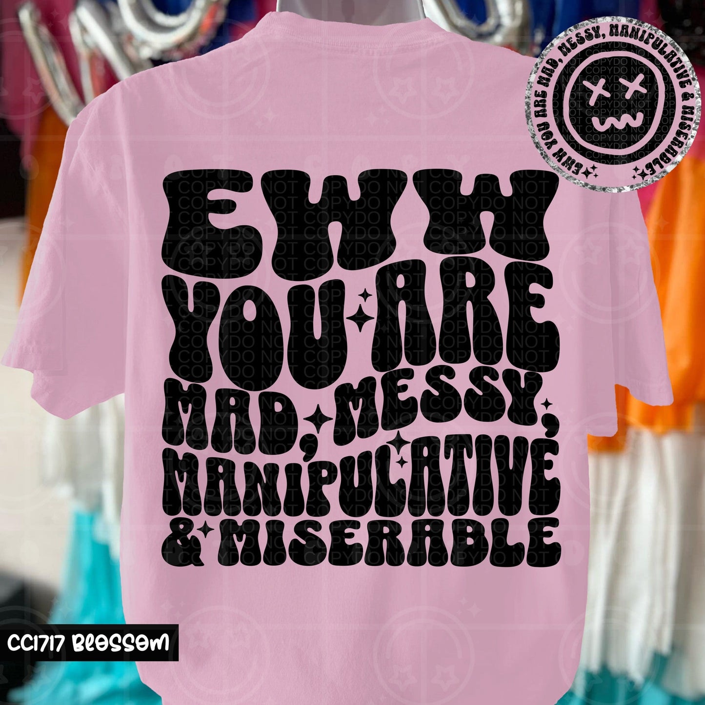 MAD MESSY DOUBLE SIDED TEE