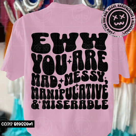 MAD MESSY DOUBLE SIDED TEE