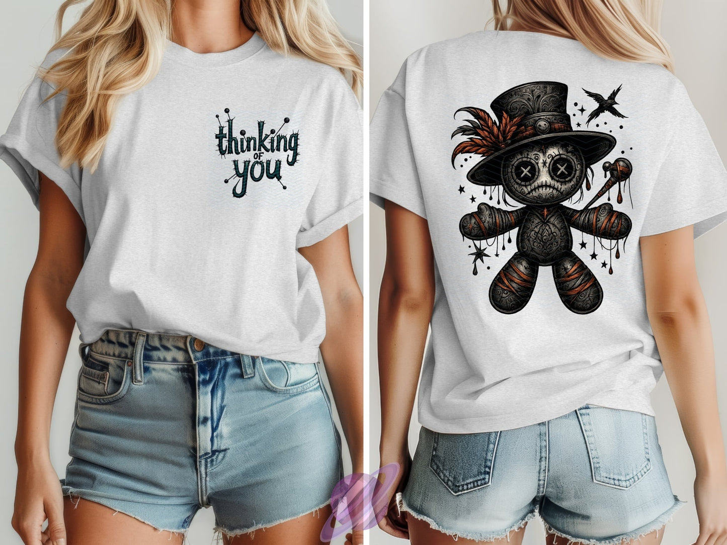 THINKING OF YOU DOUBLE SIDED TEE