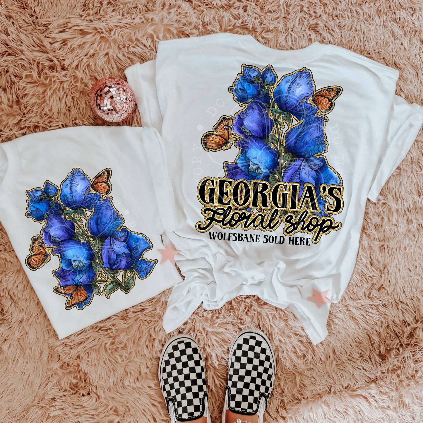 GEORGIA FLORAL SHOP DOUBLE SIDED TEE