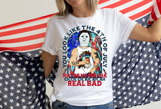 LOOKS LIKE 4TH 2- UNISEX TEE ADULTS/KIDS