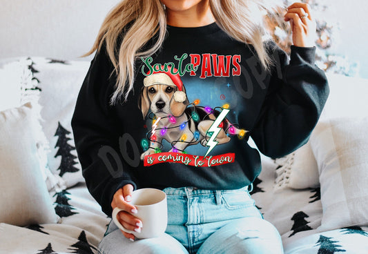 SANTA PAWS 5 CREWNECK SWEATSHIRT