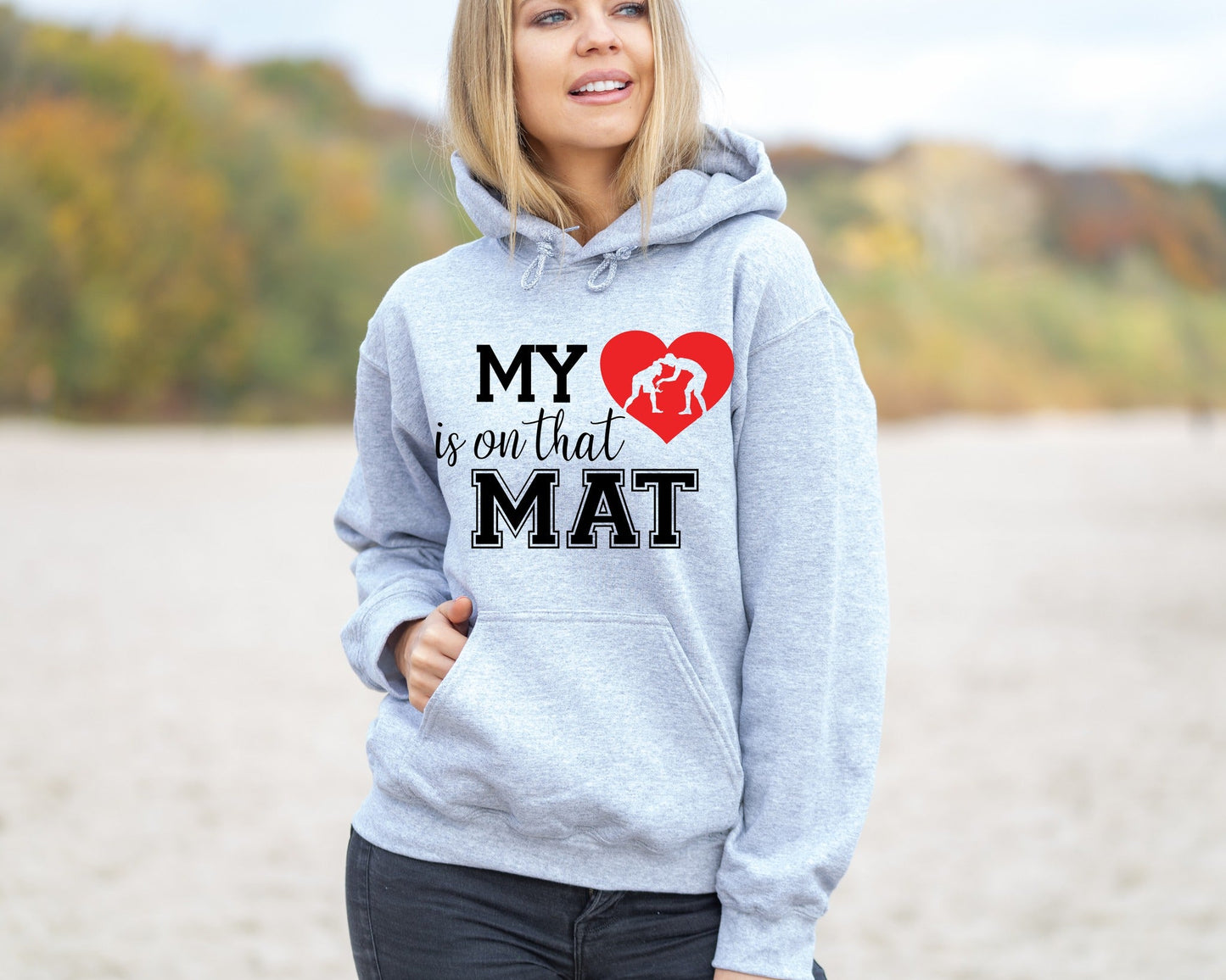 BATCH 63-WRESTLING HEART HOODIE