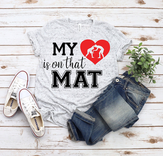 BATCH 64-WRESTLING HEART TEE