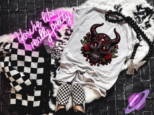 BLING SKULL 11 UNISEX TEE ADULTS/KIDS