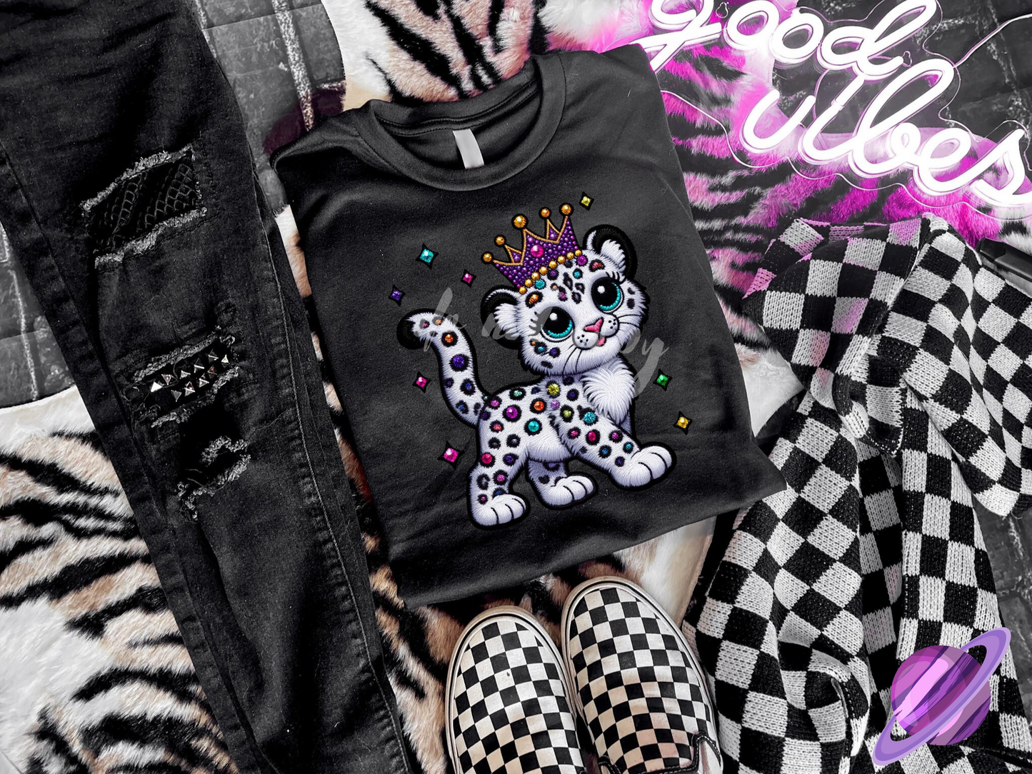 BLING KITTY 4 UNISEX TEE ADULTS/KIDS