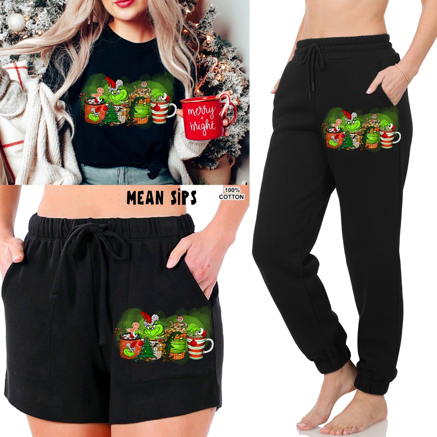 LOUNGEWEAR RUN-MEAN SIPS TEE- PREORDER CLOSING 9/30