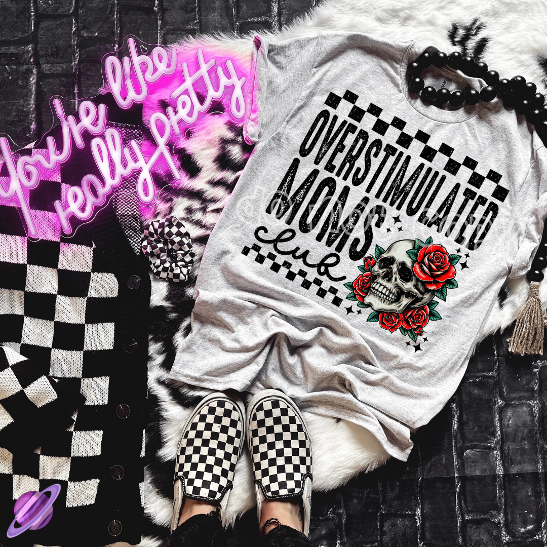 OVER STIM MOMS CLUB 2 TEE