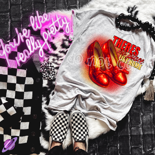 RED HEELS NO PLACE LIKE HOME TEE