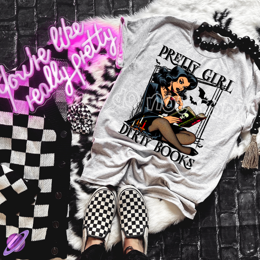 PRETTY GIRL DIRTY BOOKS TEE