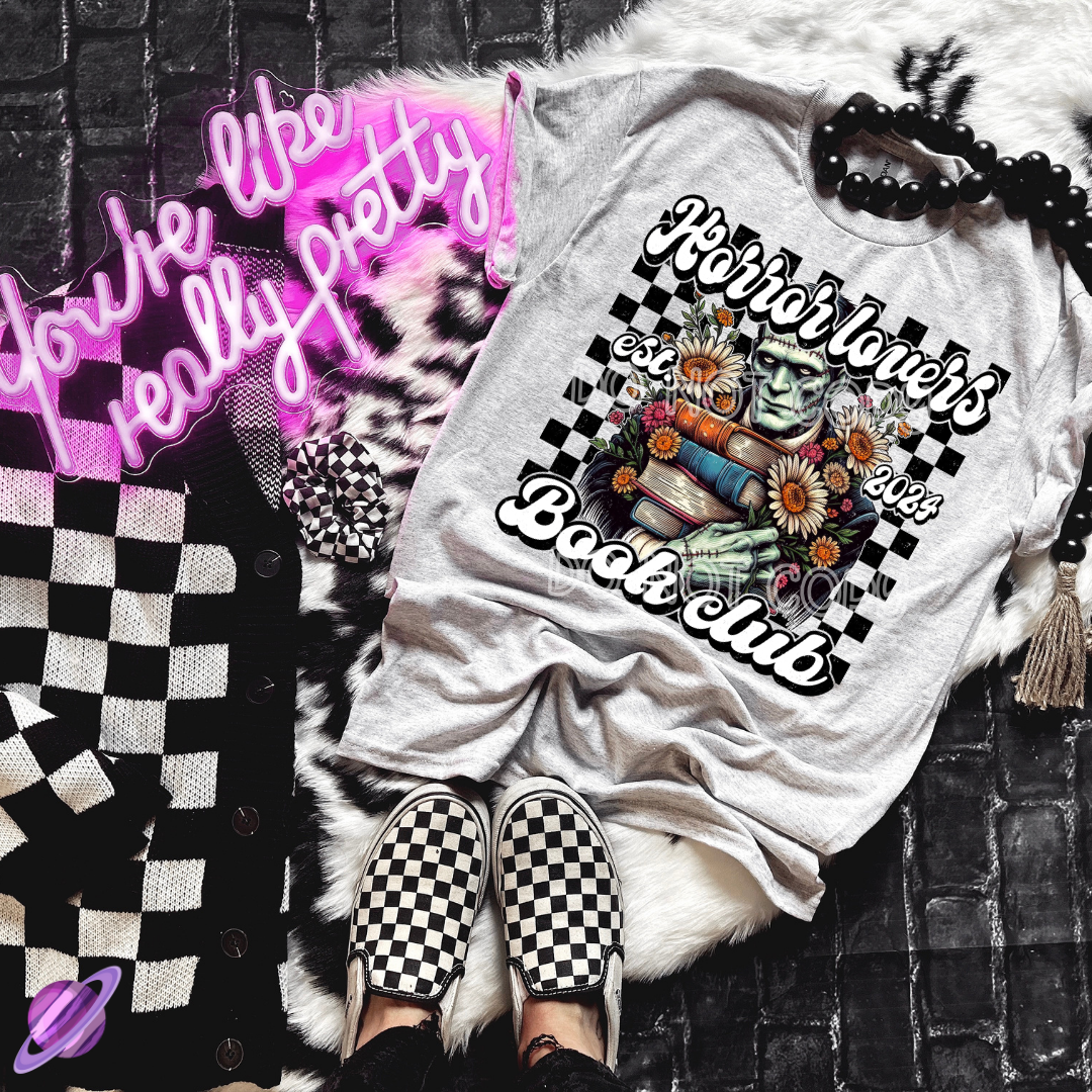 HORROR LOVERS BOOK CLUB FRANK TEE