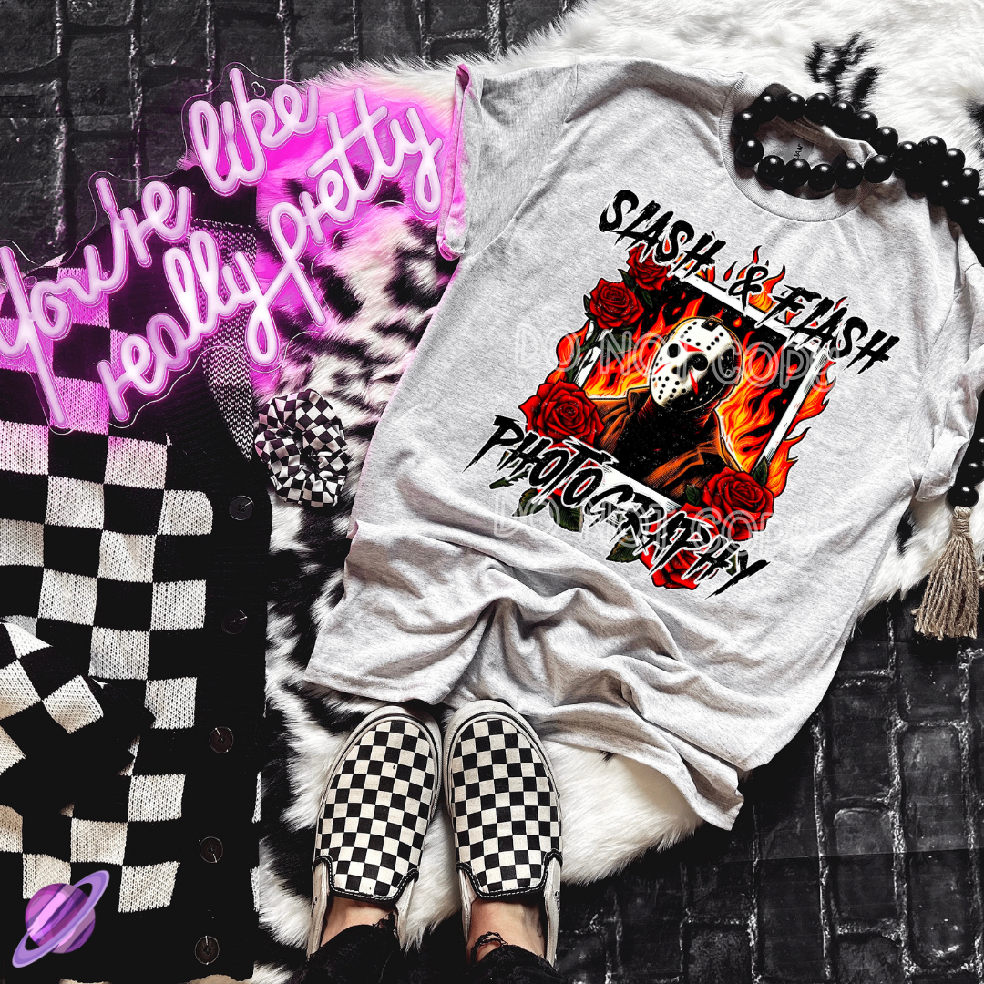 SLASH & FLASH JV TEE