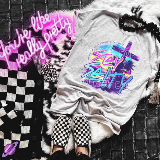 Stay Salty Cross Tee