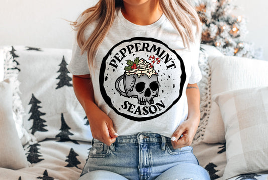 LOUNGEWEAR RUN-PEPPERMINT SEASON TEE- PREORDER CLOSING 9/30