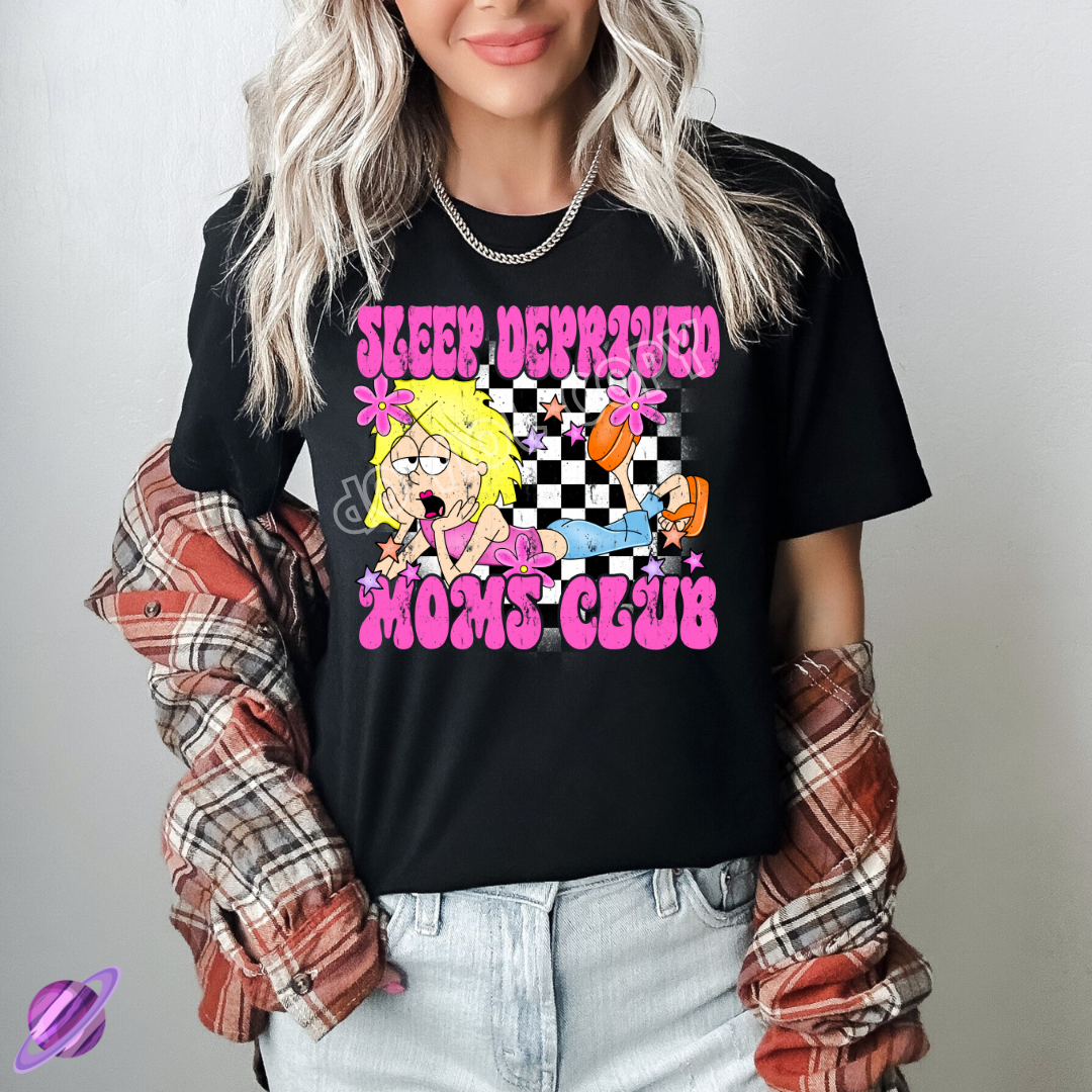 SLEEP DEPRIVED MOMS CLUB TEE