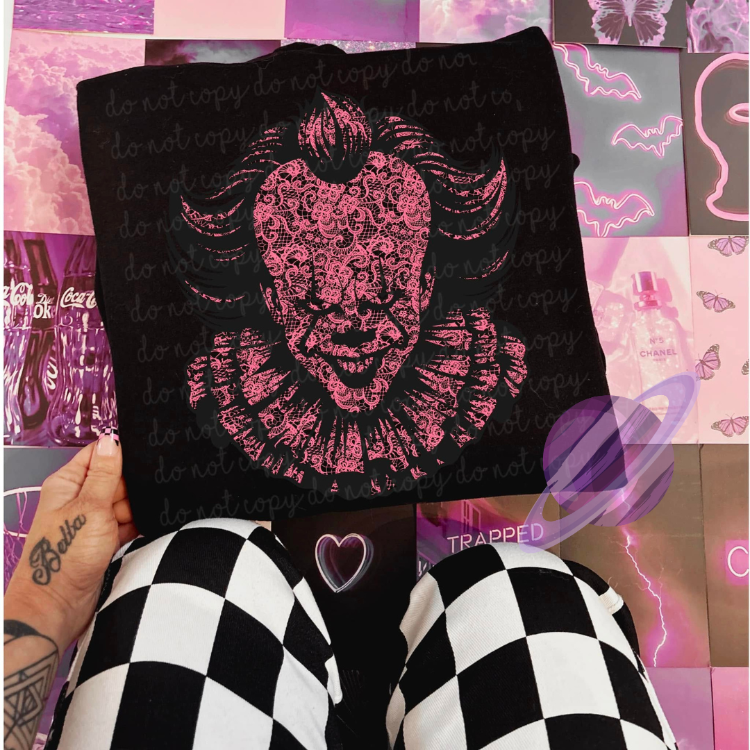 LACE CLOWN TEE