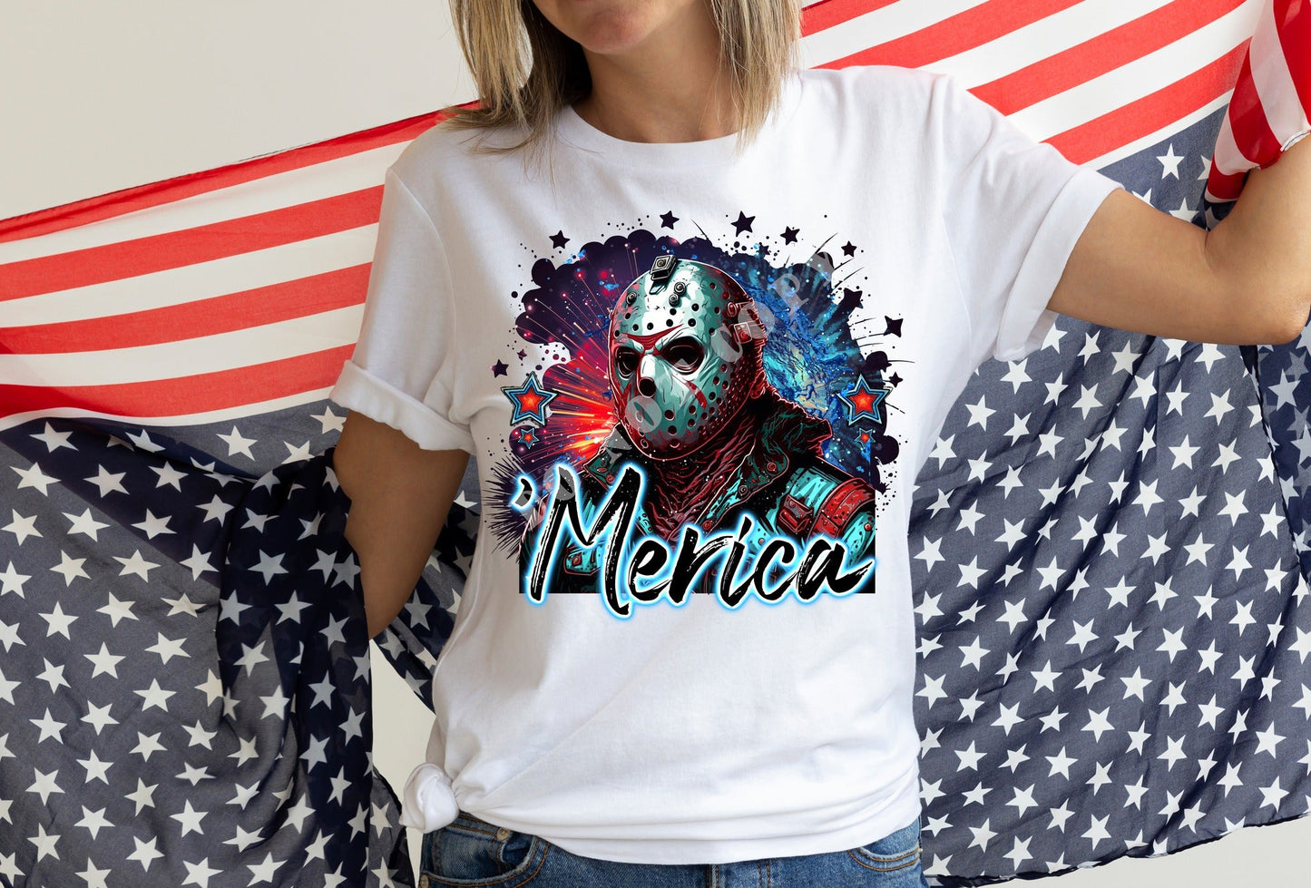 MERICA J- UNISEX TEE ADULTS/KIDS