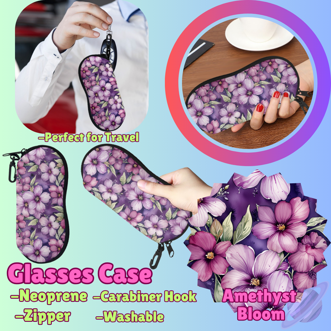 SUNGLASSES CASE RUN-AMETHYST BLOOM-PREORDER CLOSING 8/8