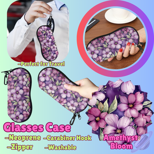 SUNGLASSES CASE RUN-AMETHYST BLOOM-PREORDER CLOSING 8/8