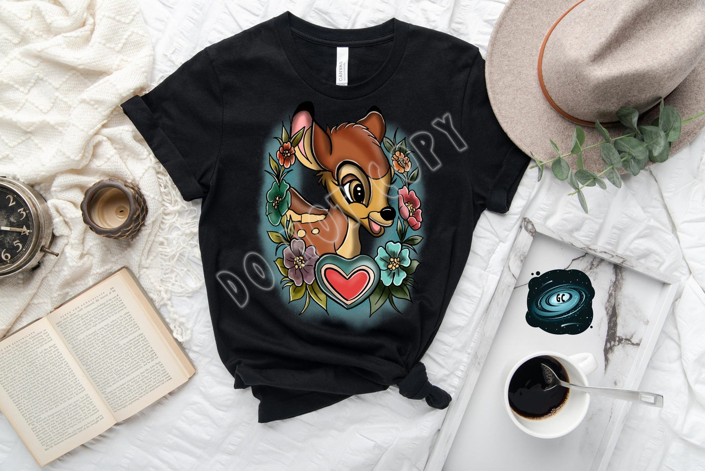 TATTOO RUN- BABY DEER 1 TEE