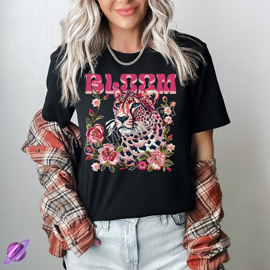 BLOOM CHEETAH TEE