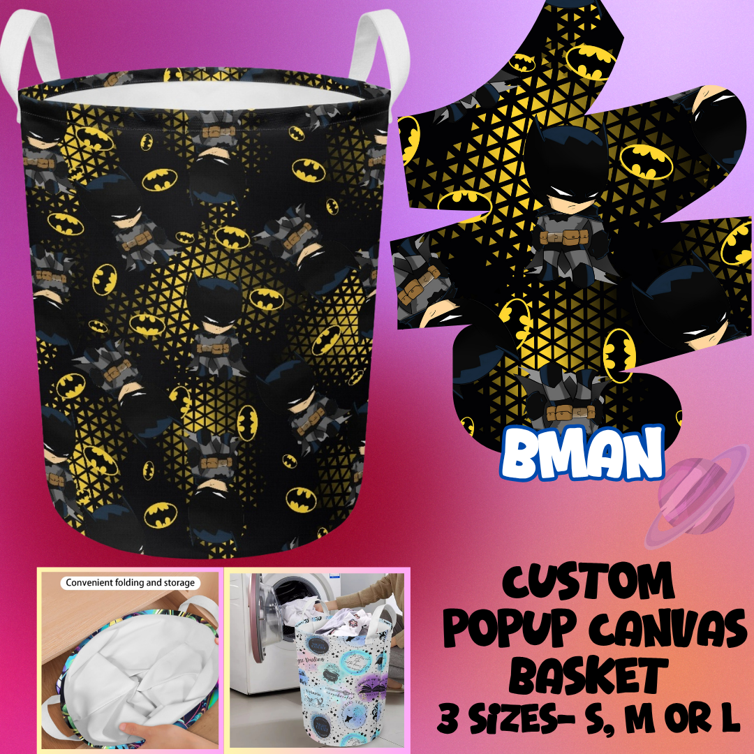 STORAGE BASKET RUN-BMAN-3 SIZES-PREORDER CLOSING 8/5