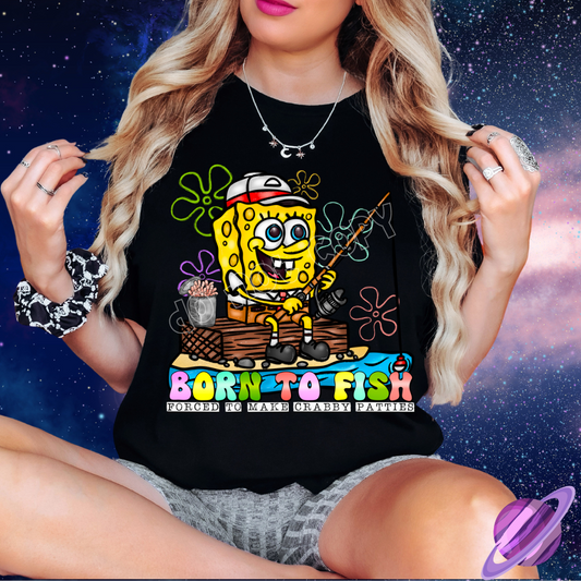 BORN TO FISH TEE