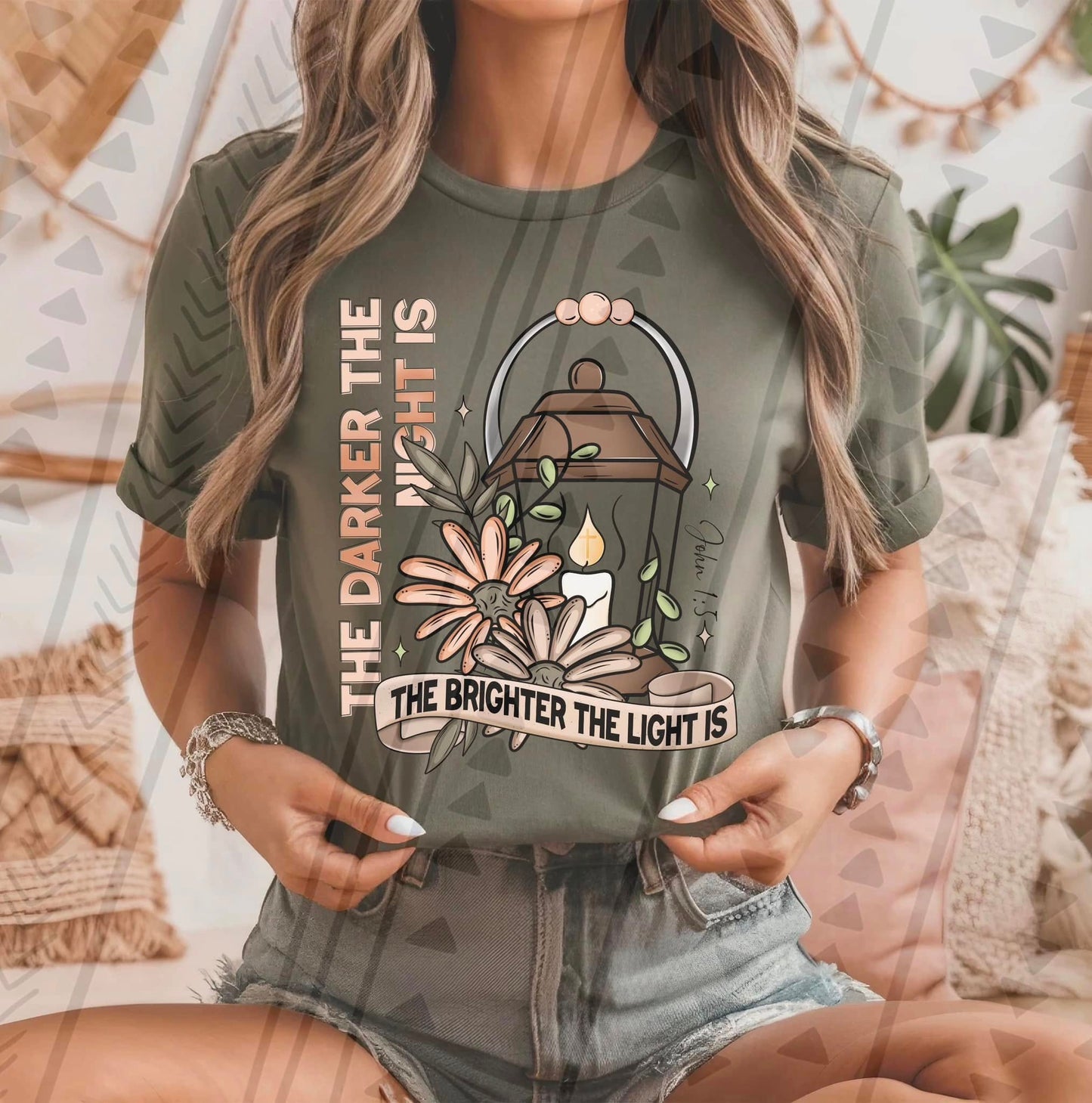 BRIGHTER THE LIGHT TEE