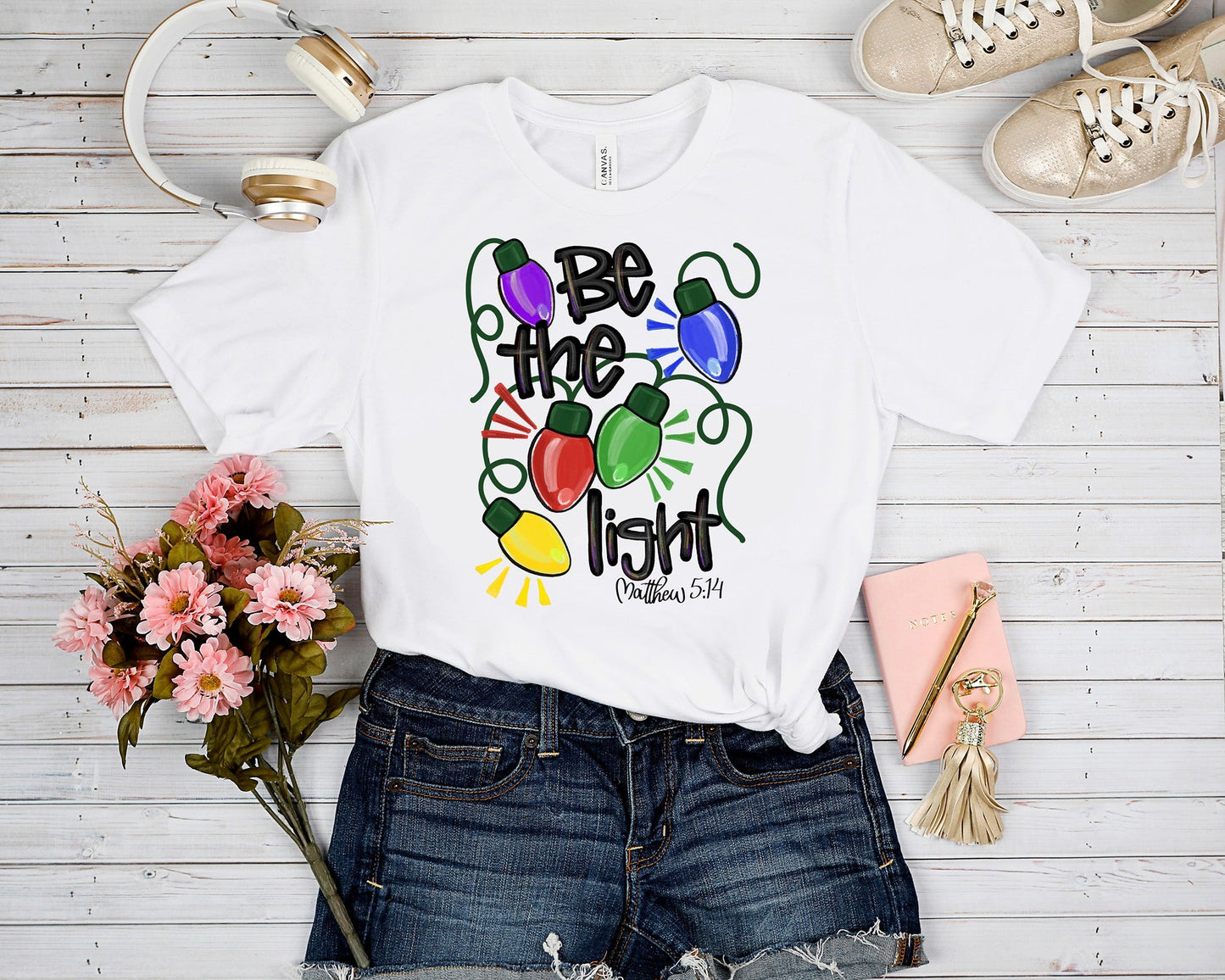 HOLIDAY RUN 1-BRIGHT LIGHTS TEE 1