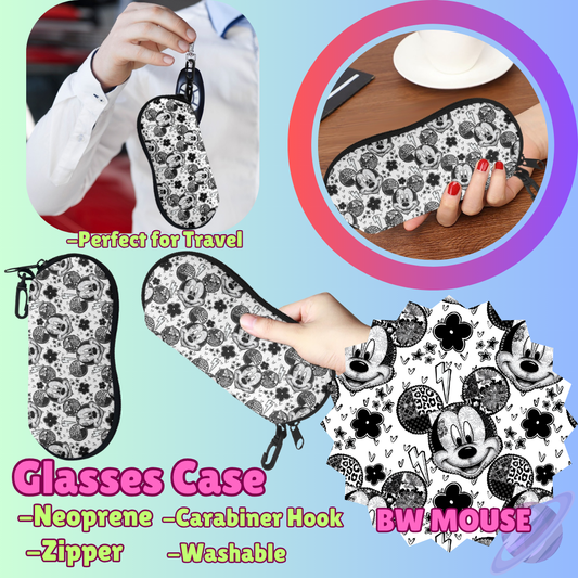 SUNGLASSES CASE RUN-BW MOUSE-PREORDER CLOSING 8/8