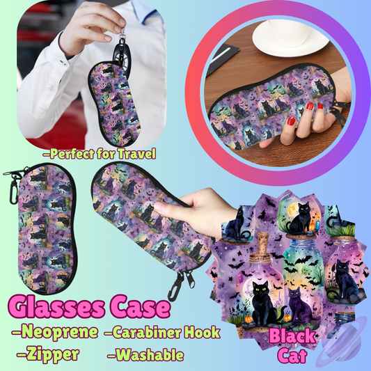 SUNGLASSES CASE RUN-BLACK CAT-PREORDER CLOSING 8/8