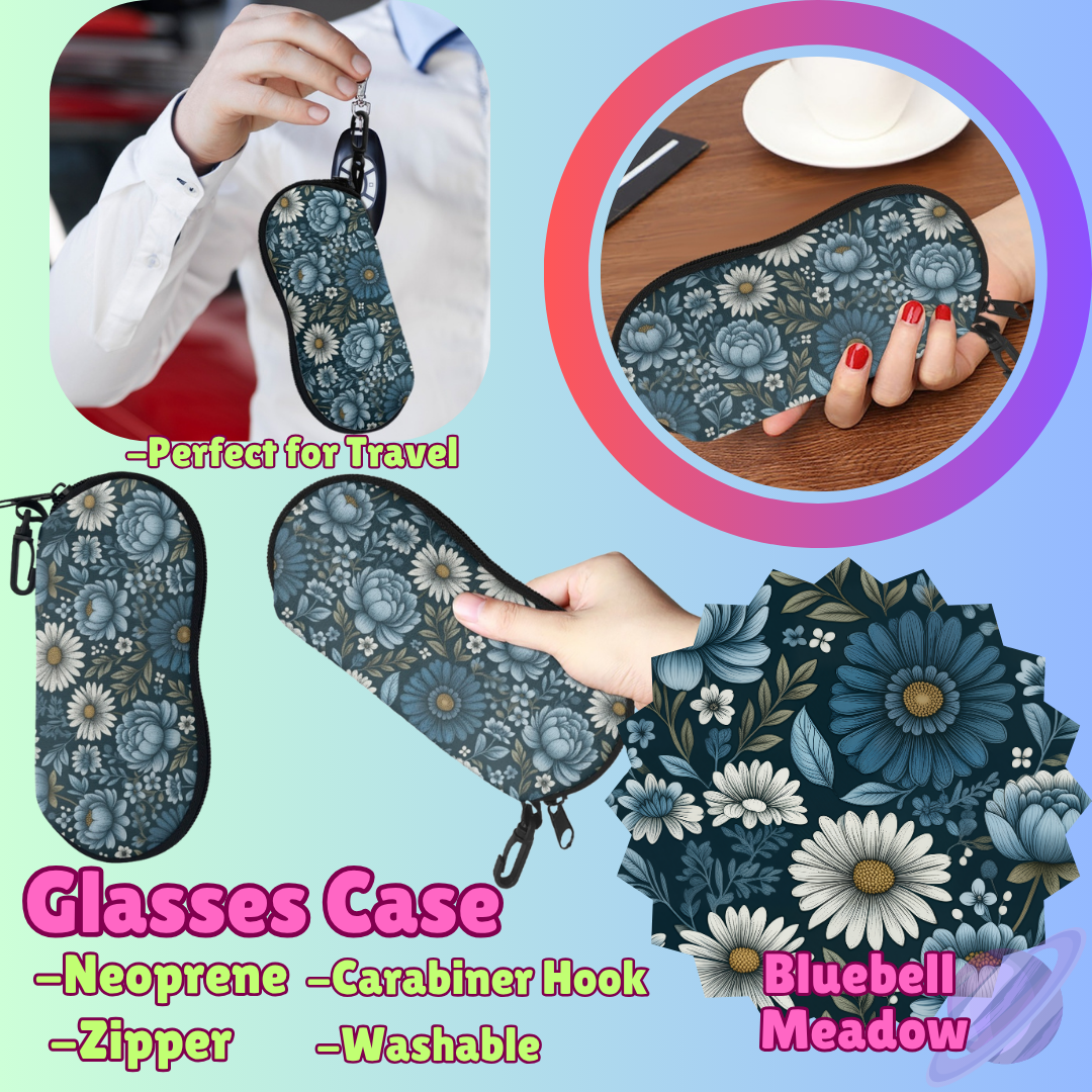 SUNGLASSES CASE RUN-BLUEBELL MEADOW-PREORDER CLOSING 8/8