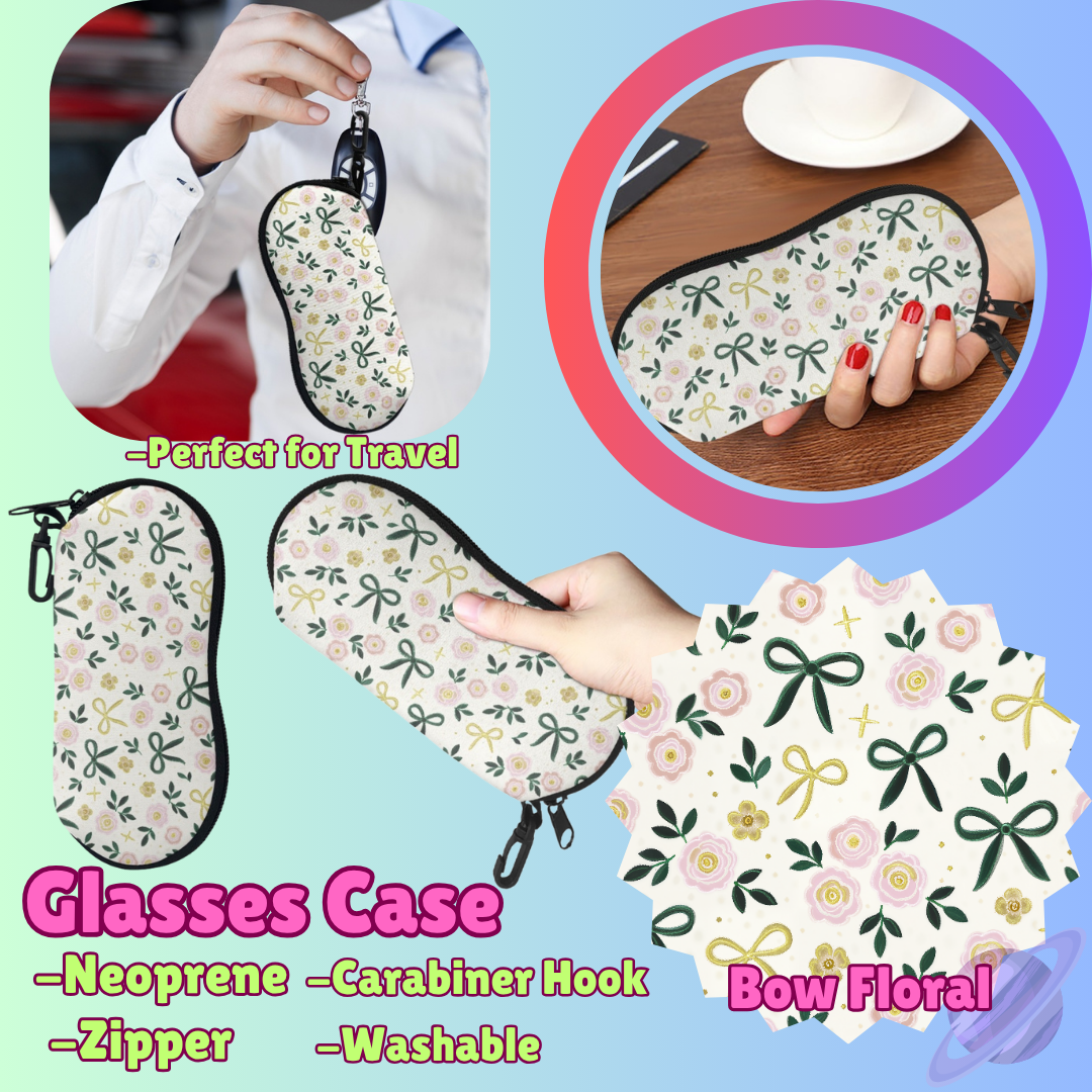 SUNGLASSES CASE RUN-BOW FLORAL-PREORDER CLOSING 8/8