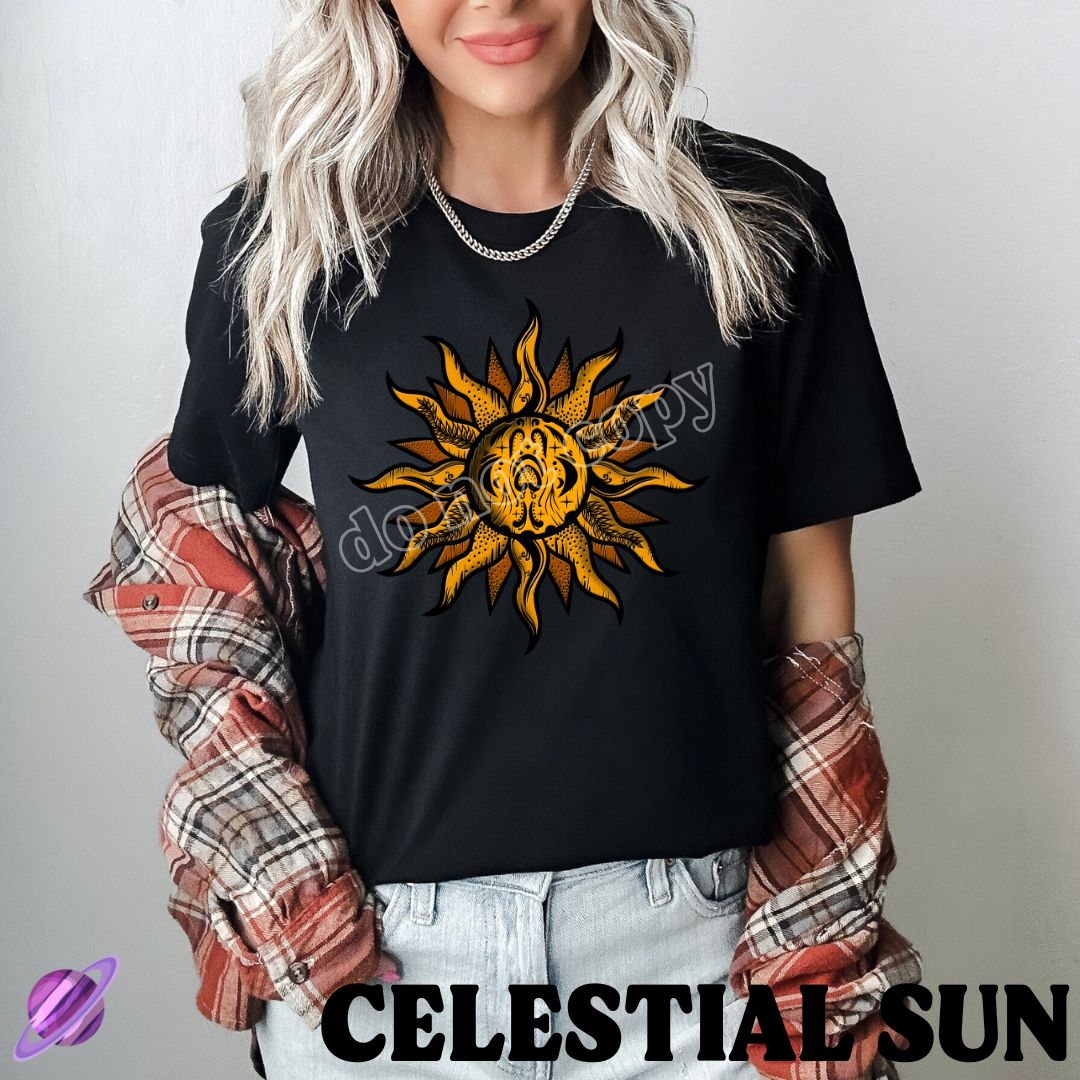 CELESTIAL SUN - CELESTIAL RUN -UNISEX TEE ADULTS/KIDS
