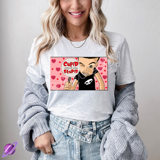 CUPID STUPID VDAY TEE