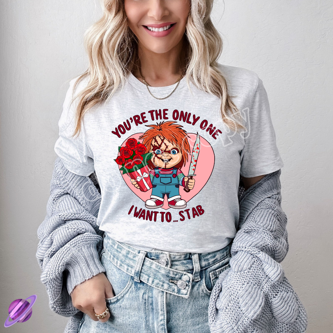 YOU'RE THE ONLY ONE I WANT TO... VDAY TEE