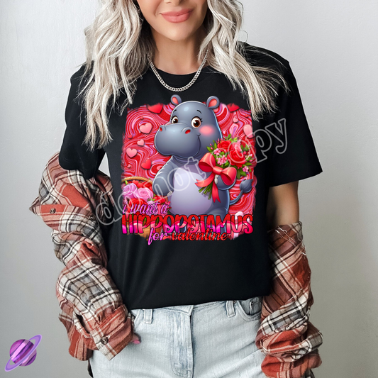 HIPPO VALENTINE TEE