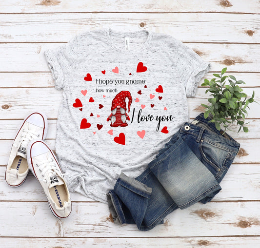 LUCKY IN LOVE-COCOA GNOME TEE