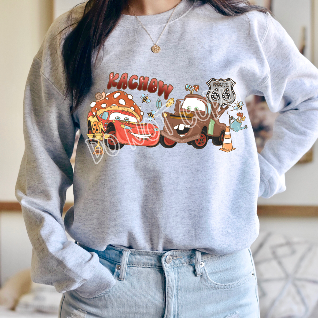 COTTAGE CAR - BATCH 80 - UNISEX TEE ADULTS/KIDS