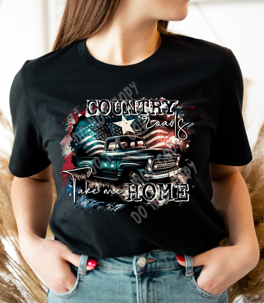 COUNTRY ROADS TEE