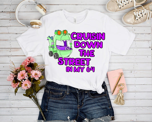 90'S TOON RUN- CRUISIN DOWN TEE